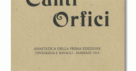  Canti Orfici : Un Tripudio di Voce Umana che Si Fonde con la Natura